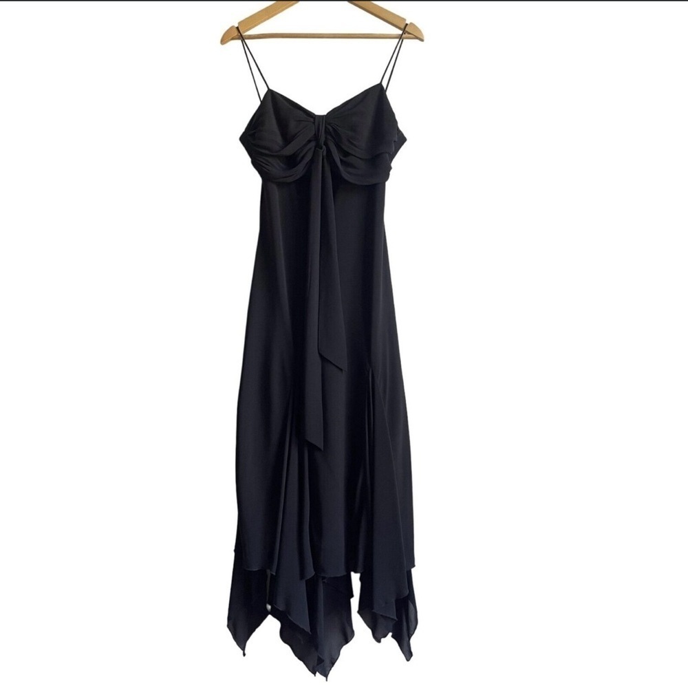S.L fashions Y2K black midi swing dress